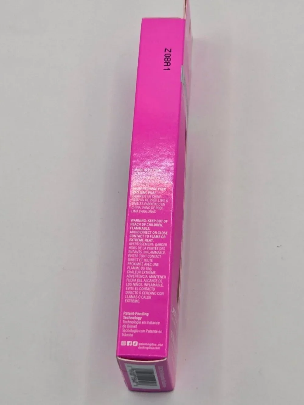 Dashing Diva Gloss Ultra Shine Gel Nail Strips Magenta Madness GSC168 27ct